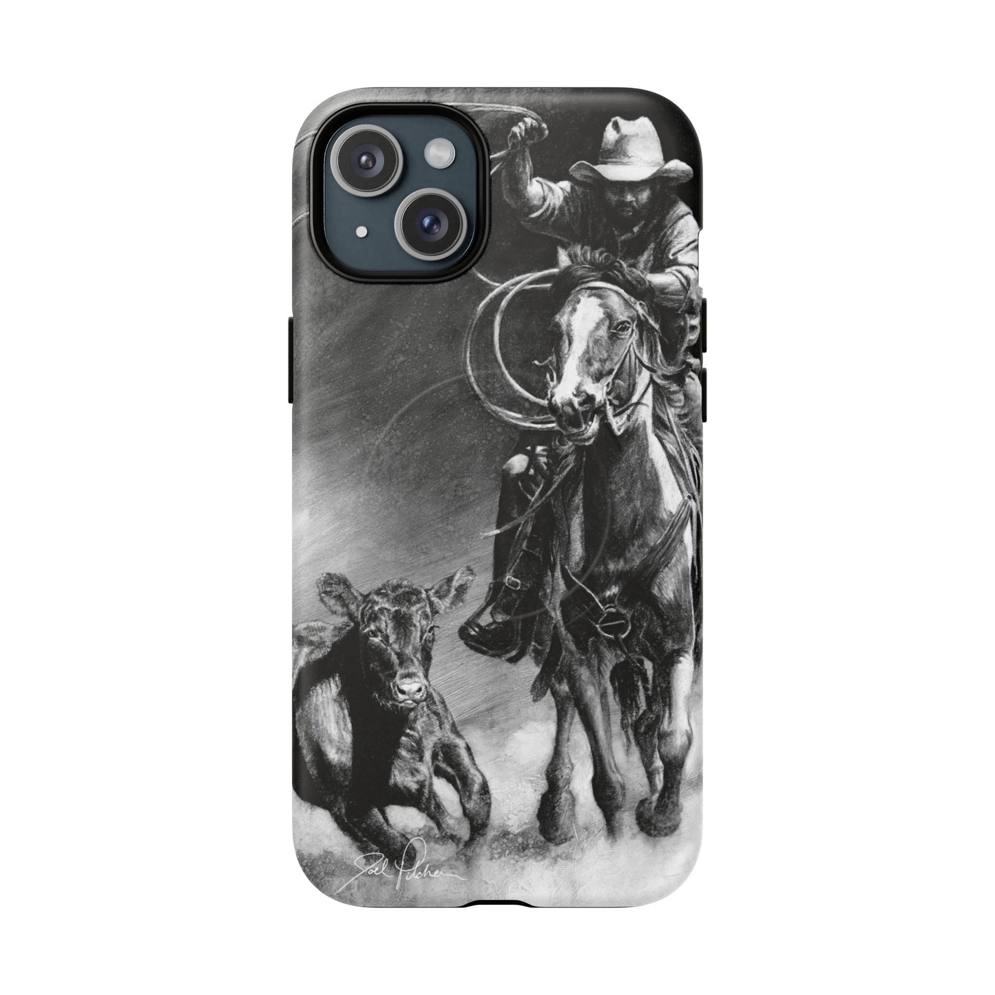 "Calf Roping" Magnetic Tough Case