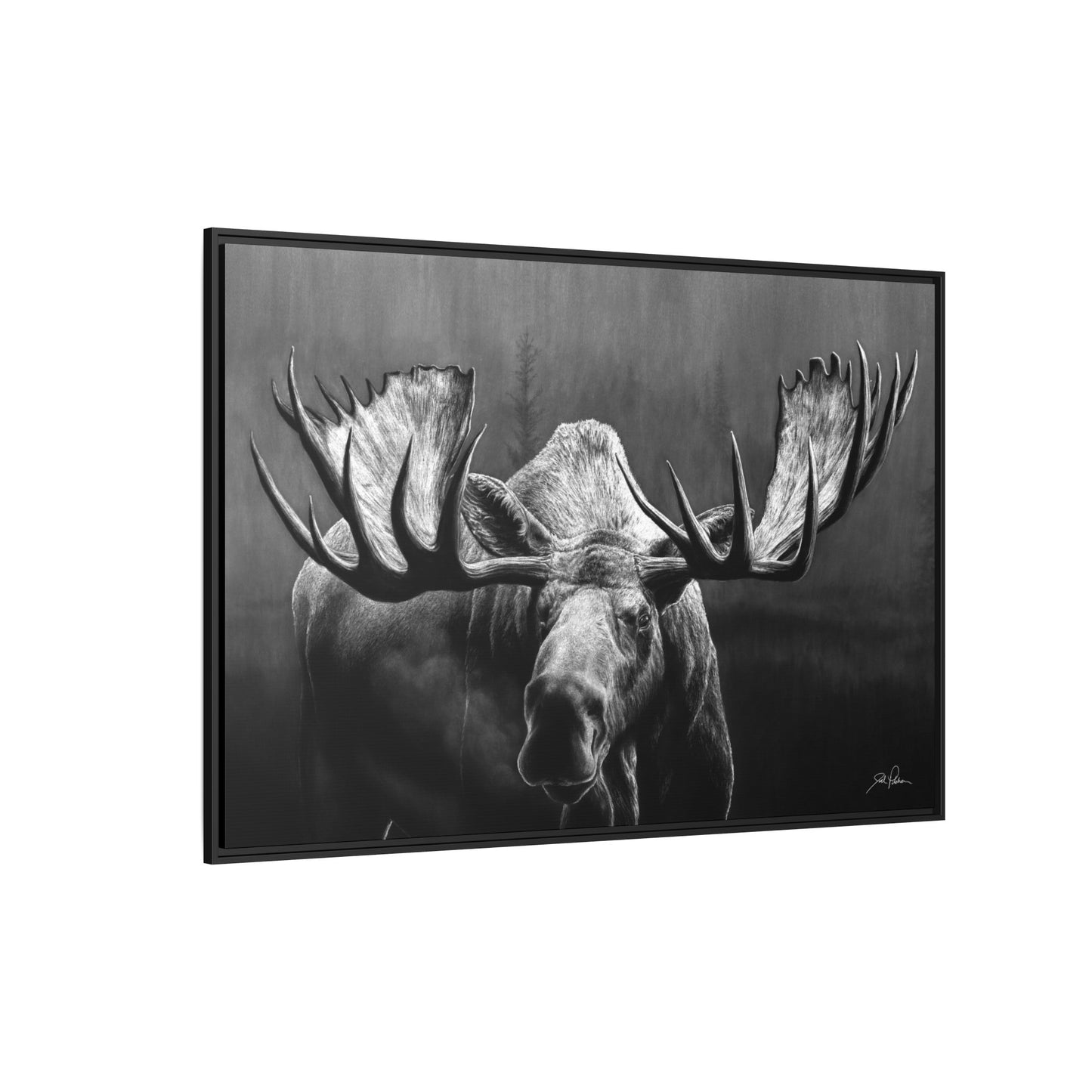 "Wide Load" Framed Canvas