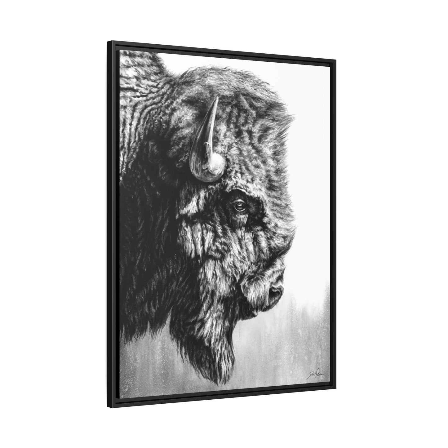 "Headstrong" Framed Canvas