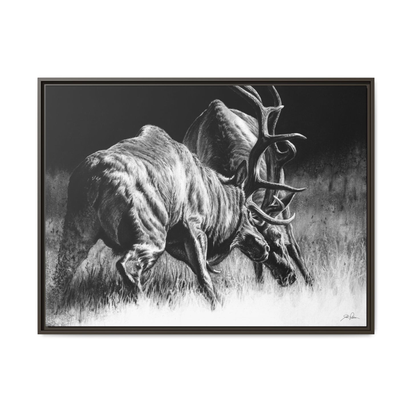 "Winner Takes All" Framed Canvas