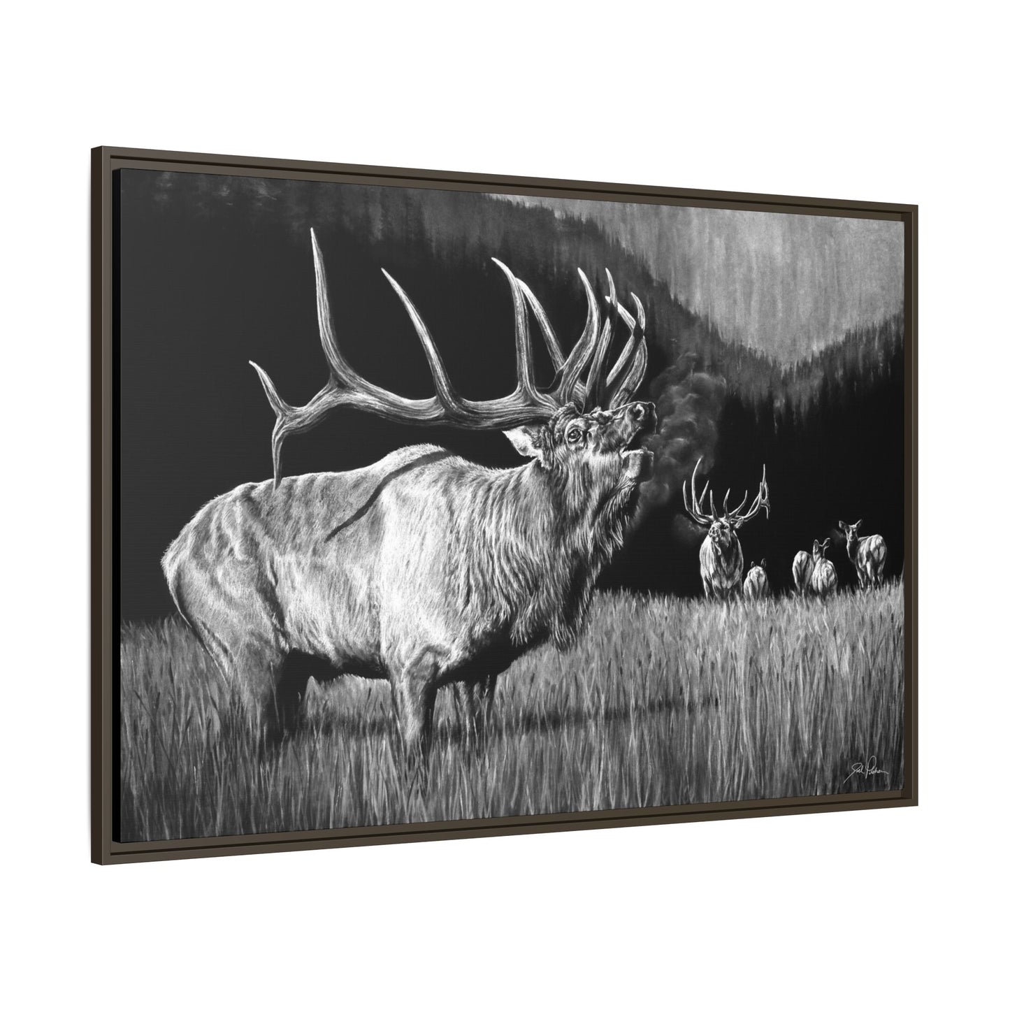"The Contender" Framed Canvas