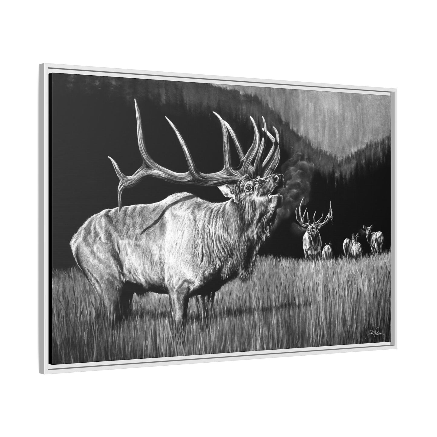 "The Contender" Framed Canvas