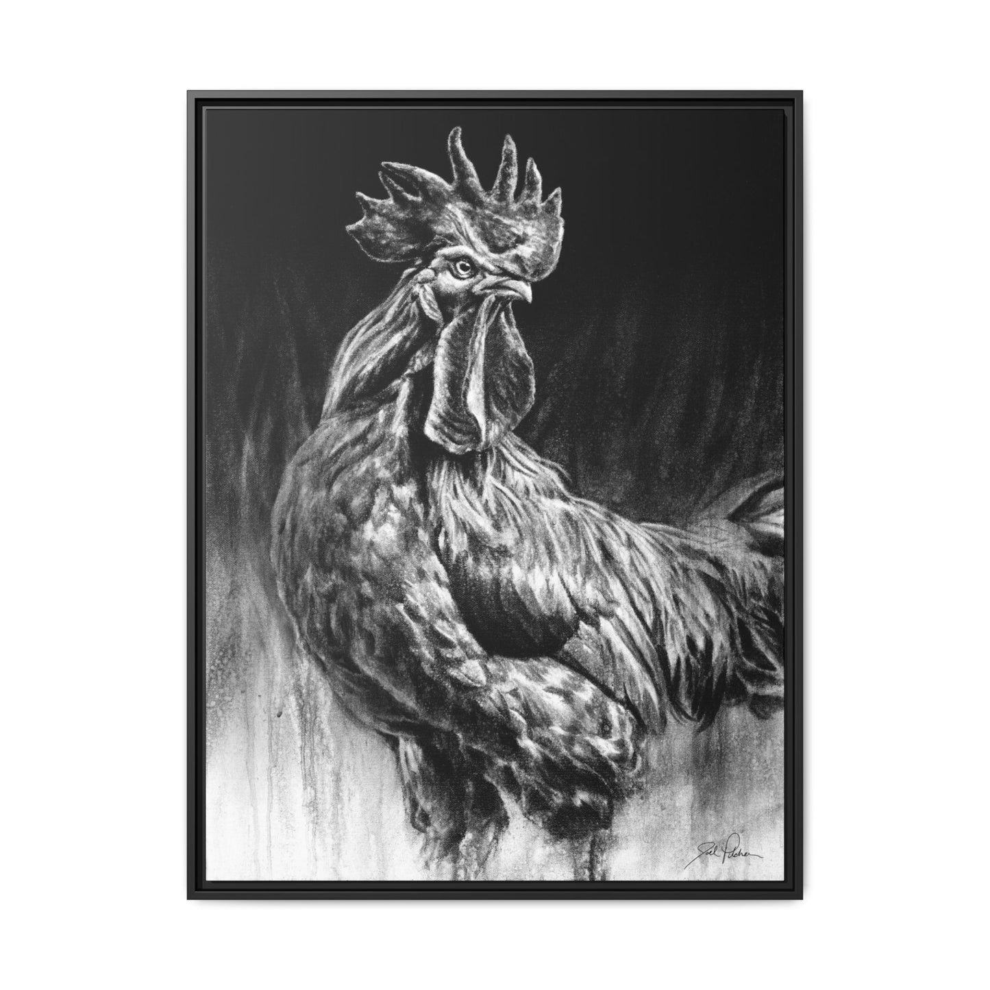 "Yard Boss" Framed Canvas
