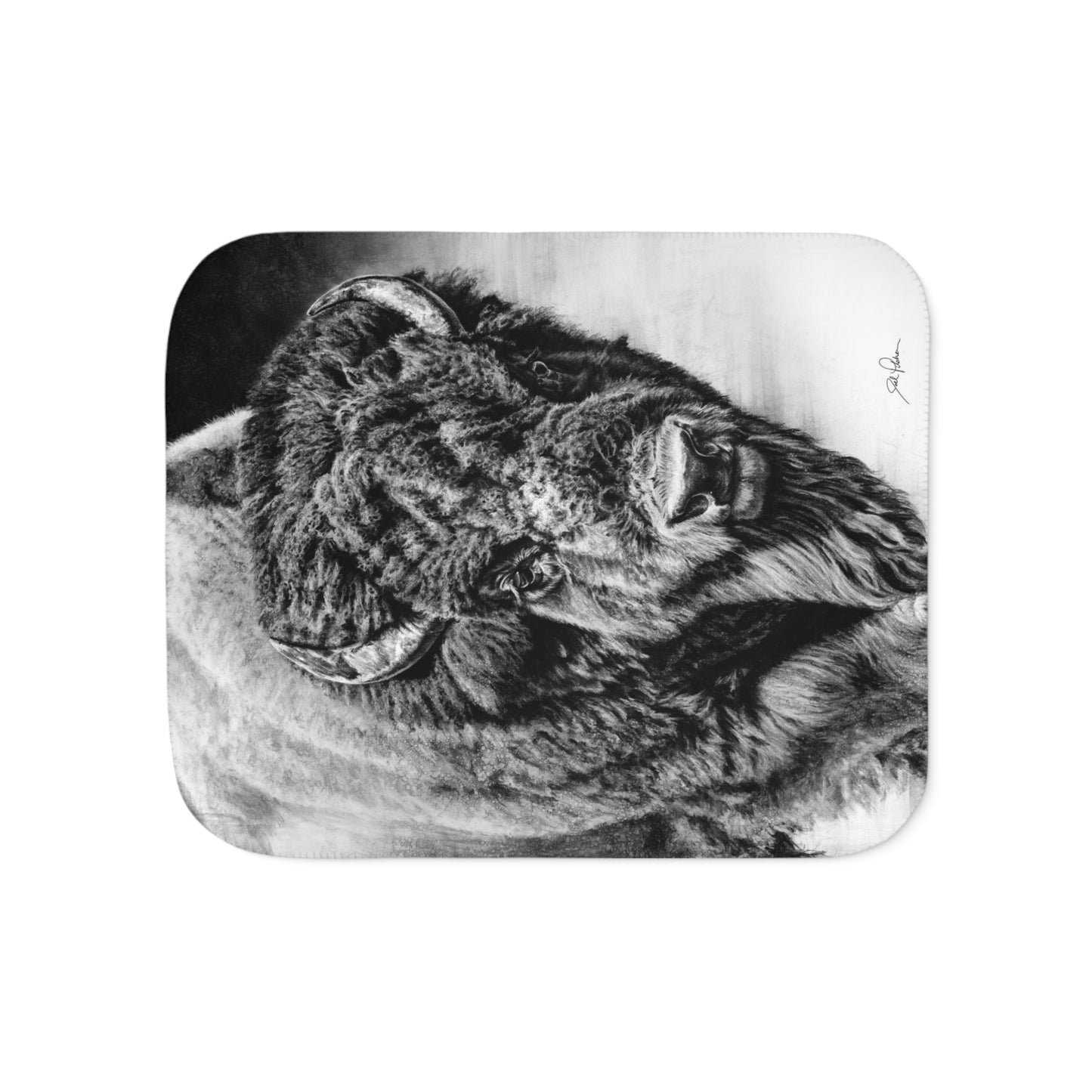 "Heavyweight Champ" Sherpa Blanket.
