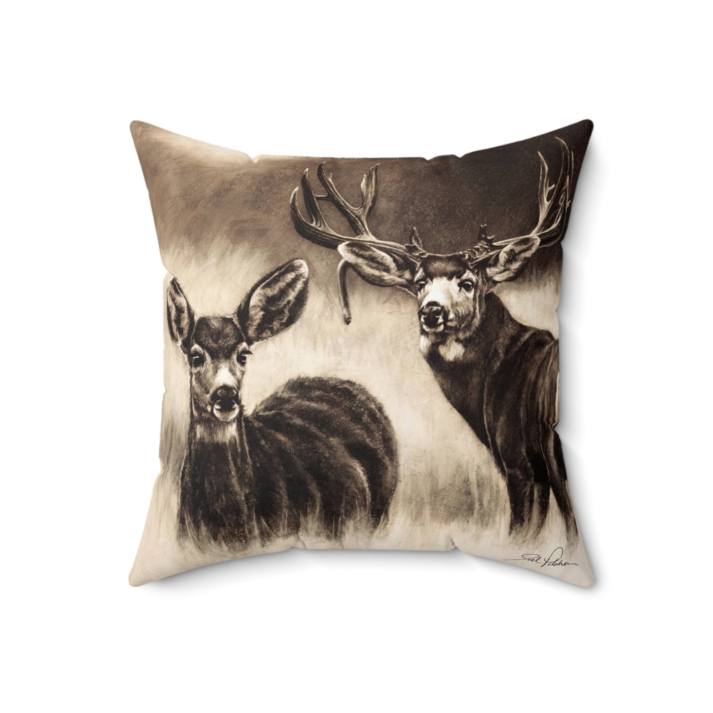 "Couples Retreat" Square Pillow