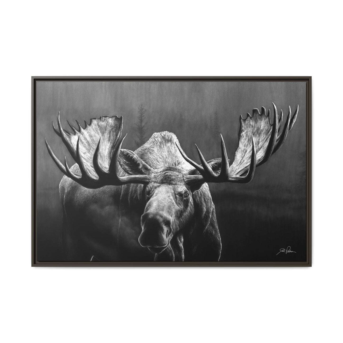 "Wide Load" Framed Canvas