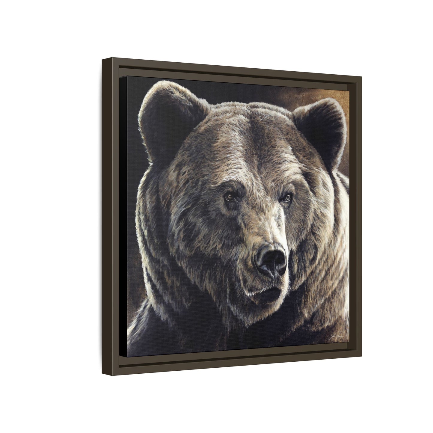 "Kodiak" Framed Canvas