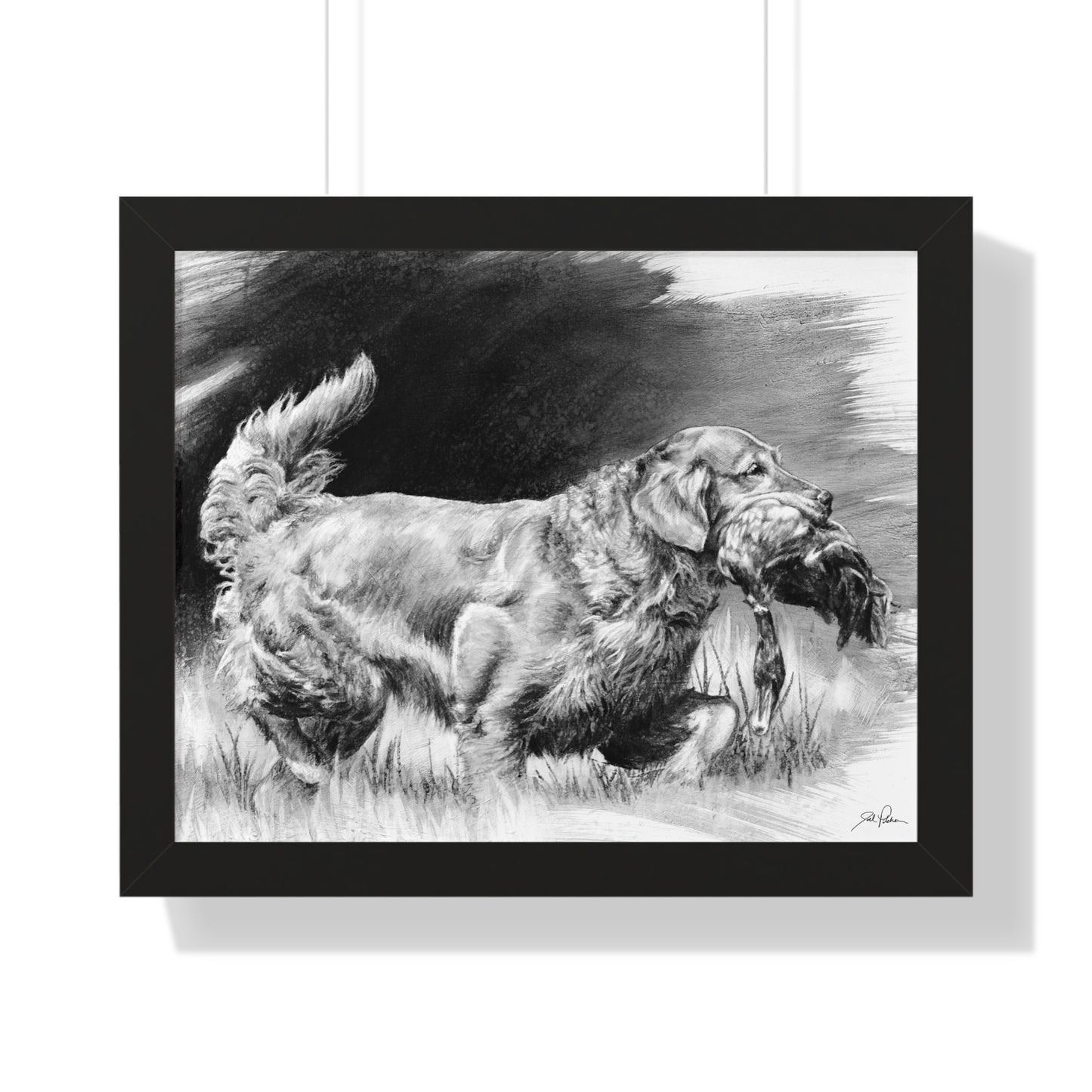 "Good Dog" Framed Paper Print