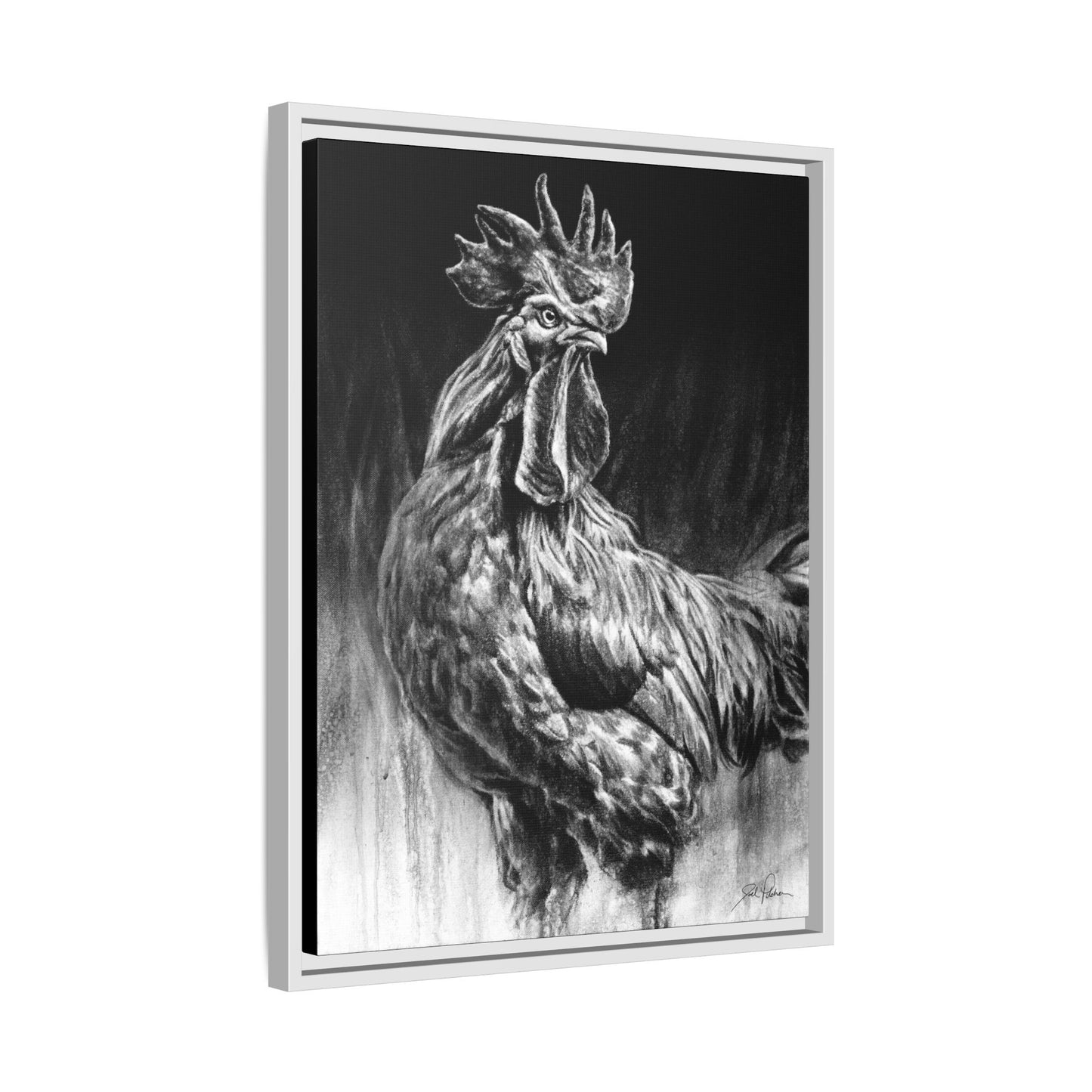 "Yard Boss" Framed Canvas
