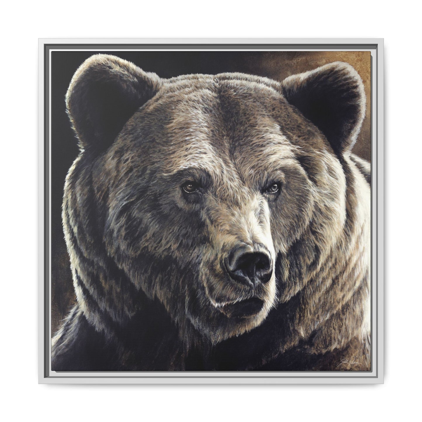 "Kodiak" Framed Canvas