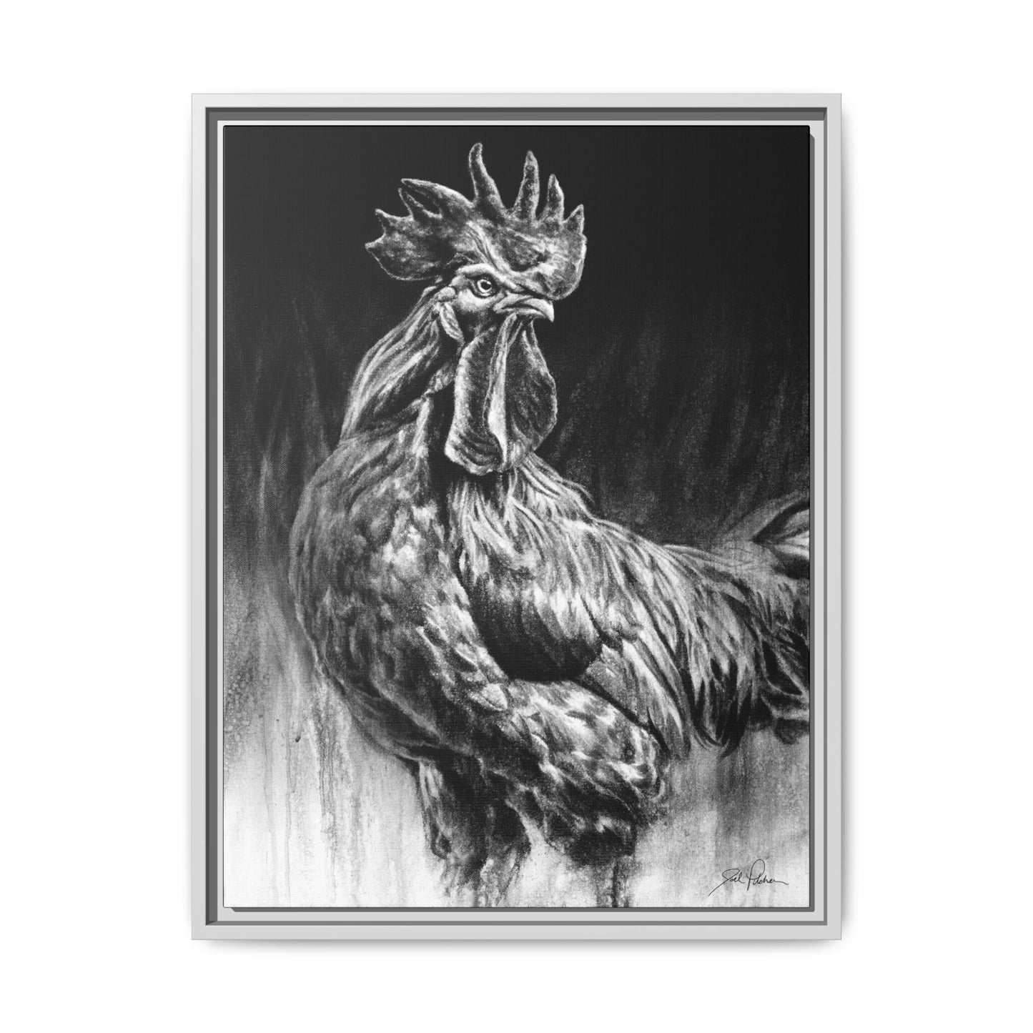 "Yard Boss" Framed Canvas