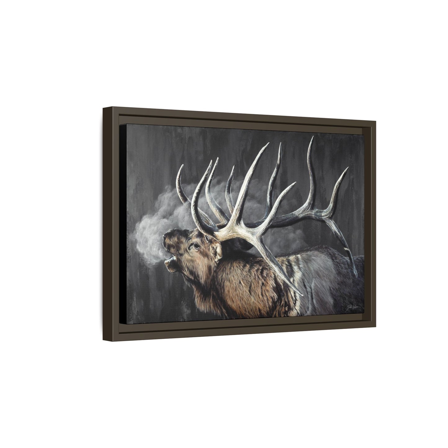 "Last Call" Framed Canvas