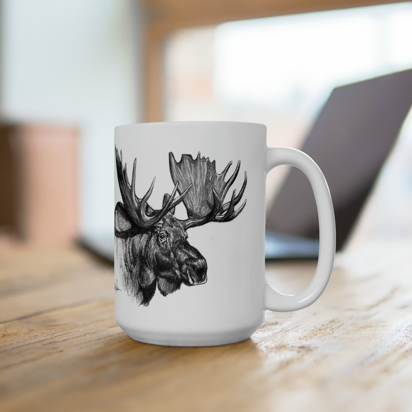 Moose Sketch Mug