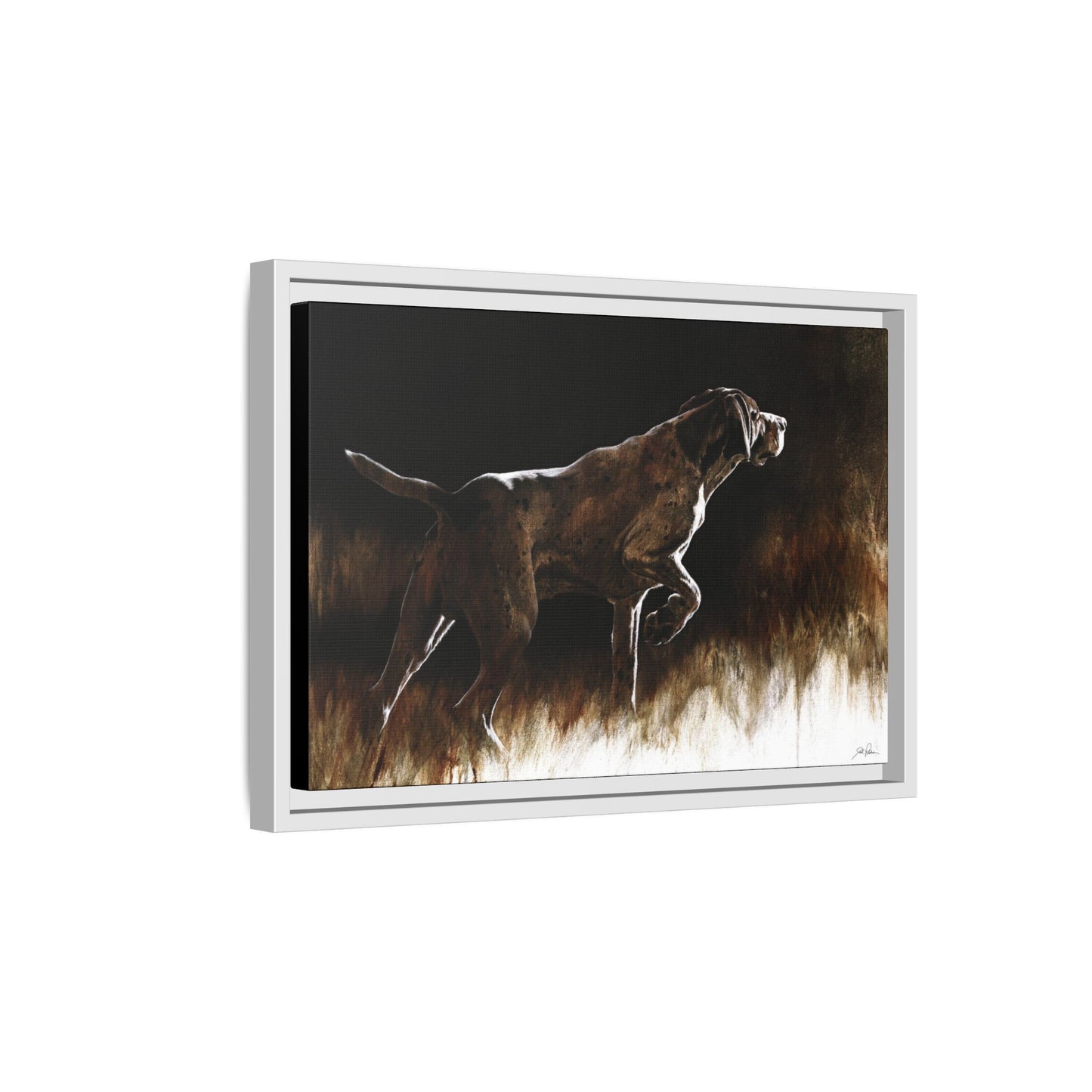 "On Point" Framed Canvas