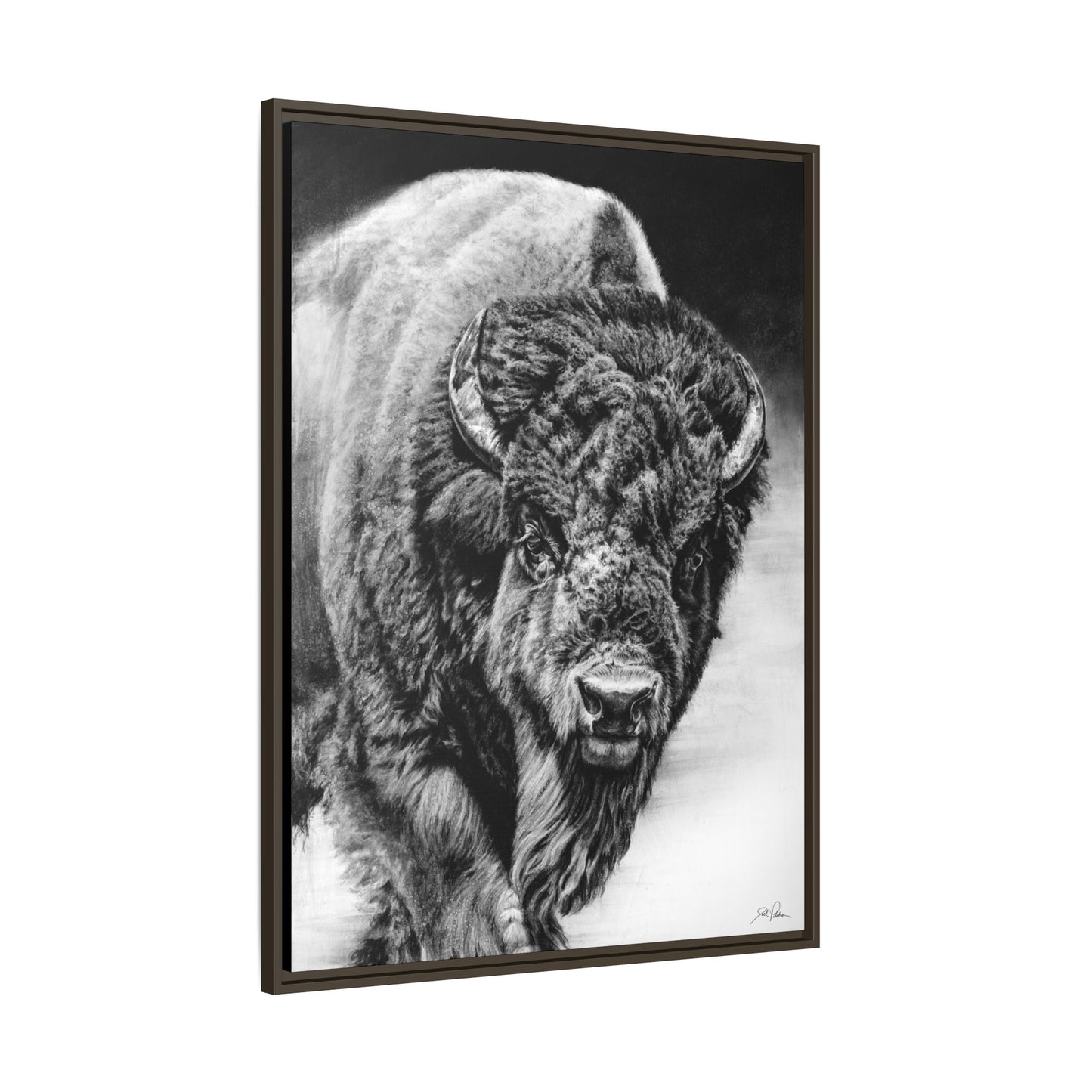 "Heavyweight Champ" Framed Canvas