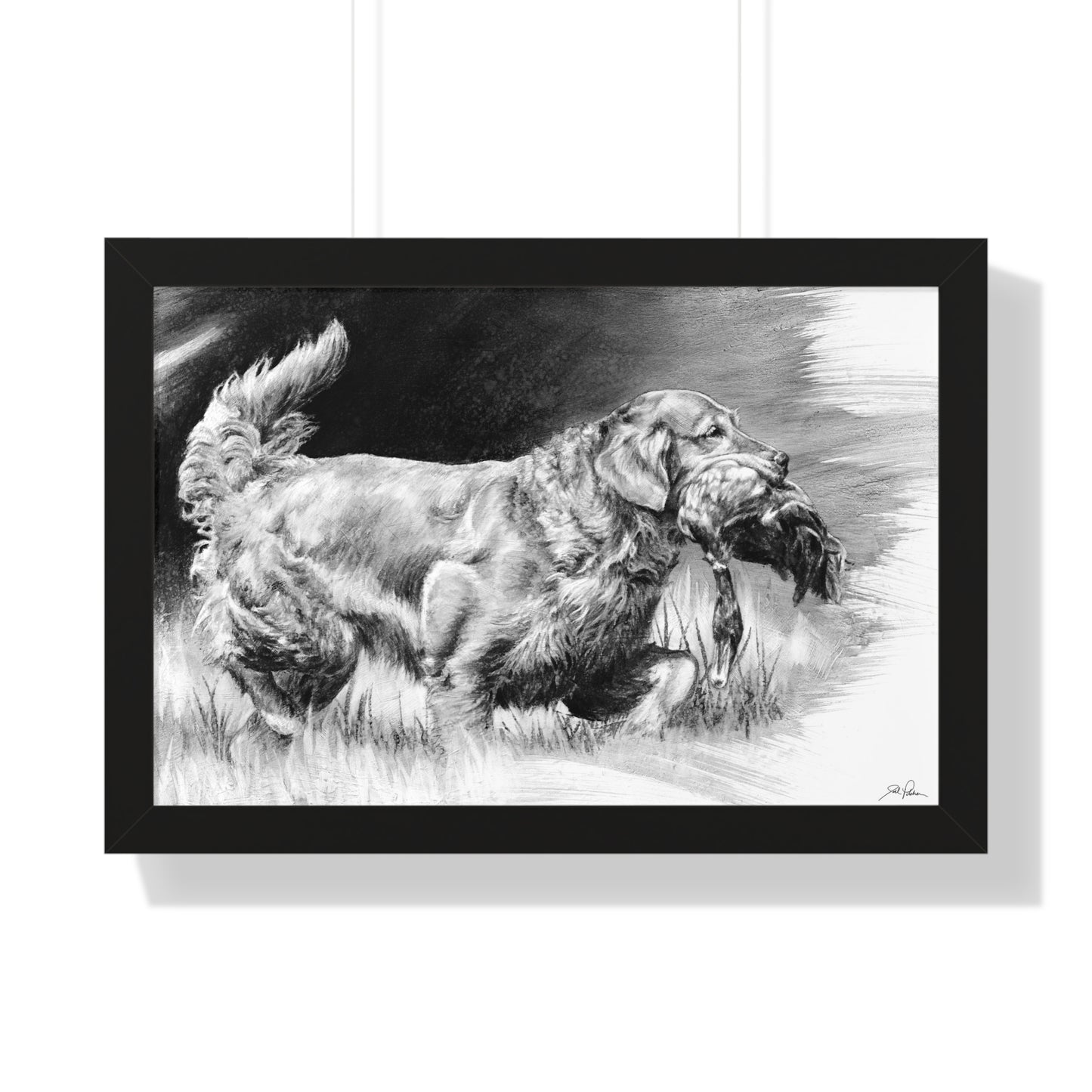 "Good Dog" Framed Paper Print