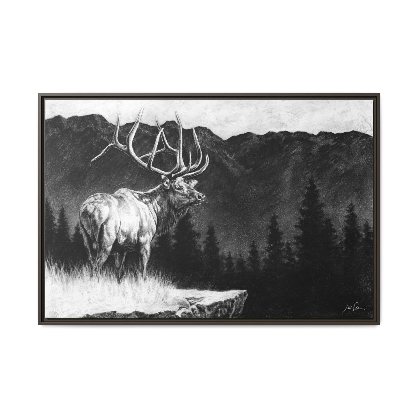 "Relentless" Framed Canvas