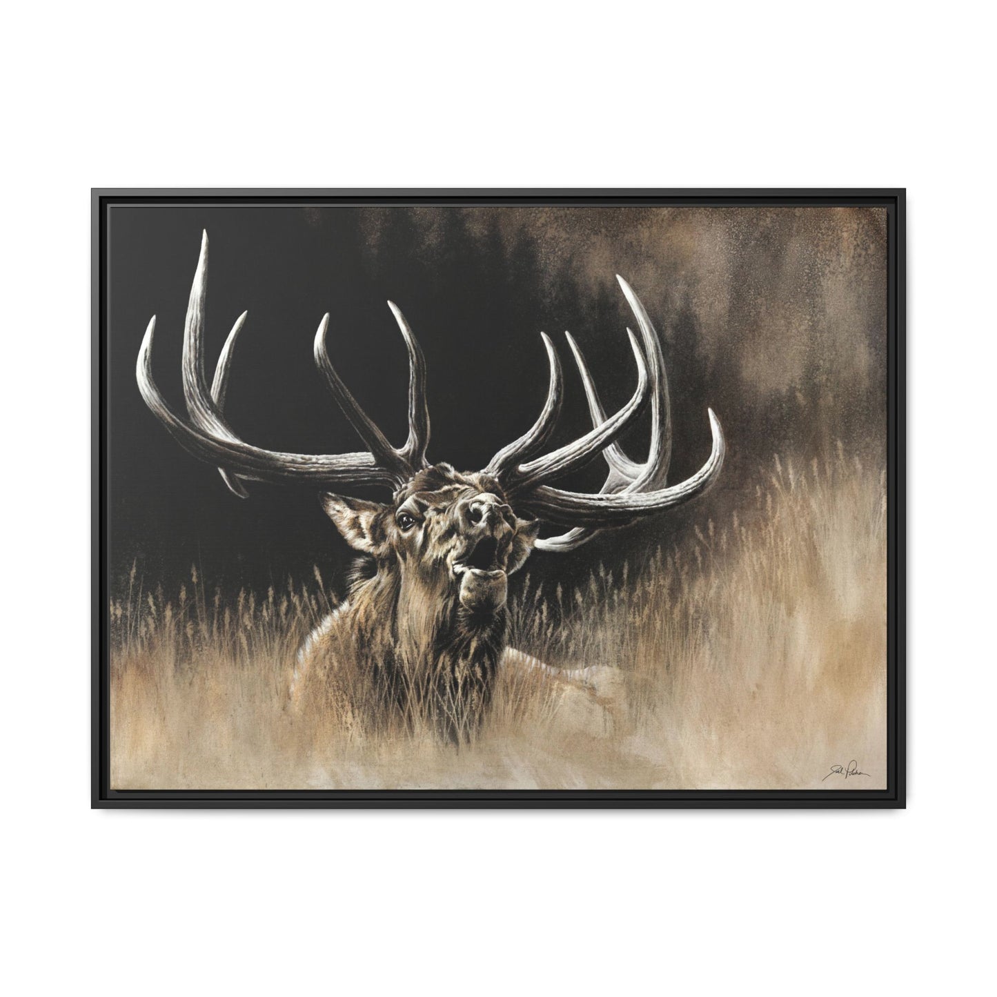 "Wake Up Call" Framed Canvas