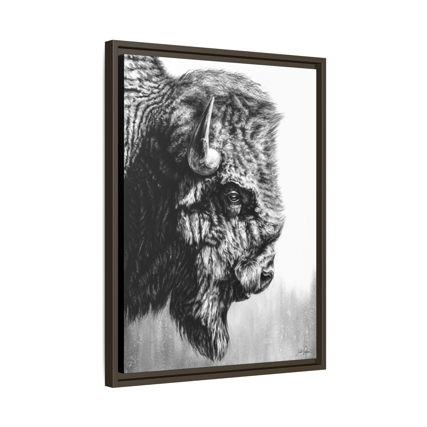 "Headstrong" Framed Canvas