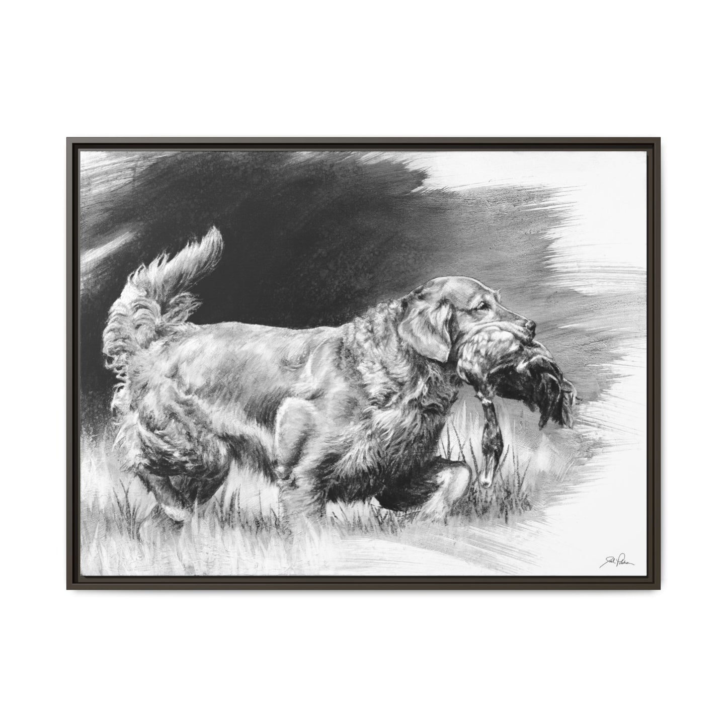 "Good Dog" Framed Canvas