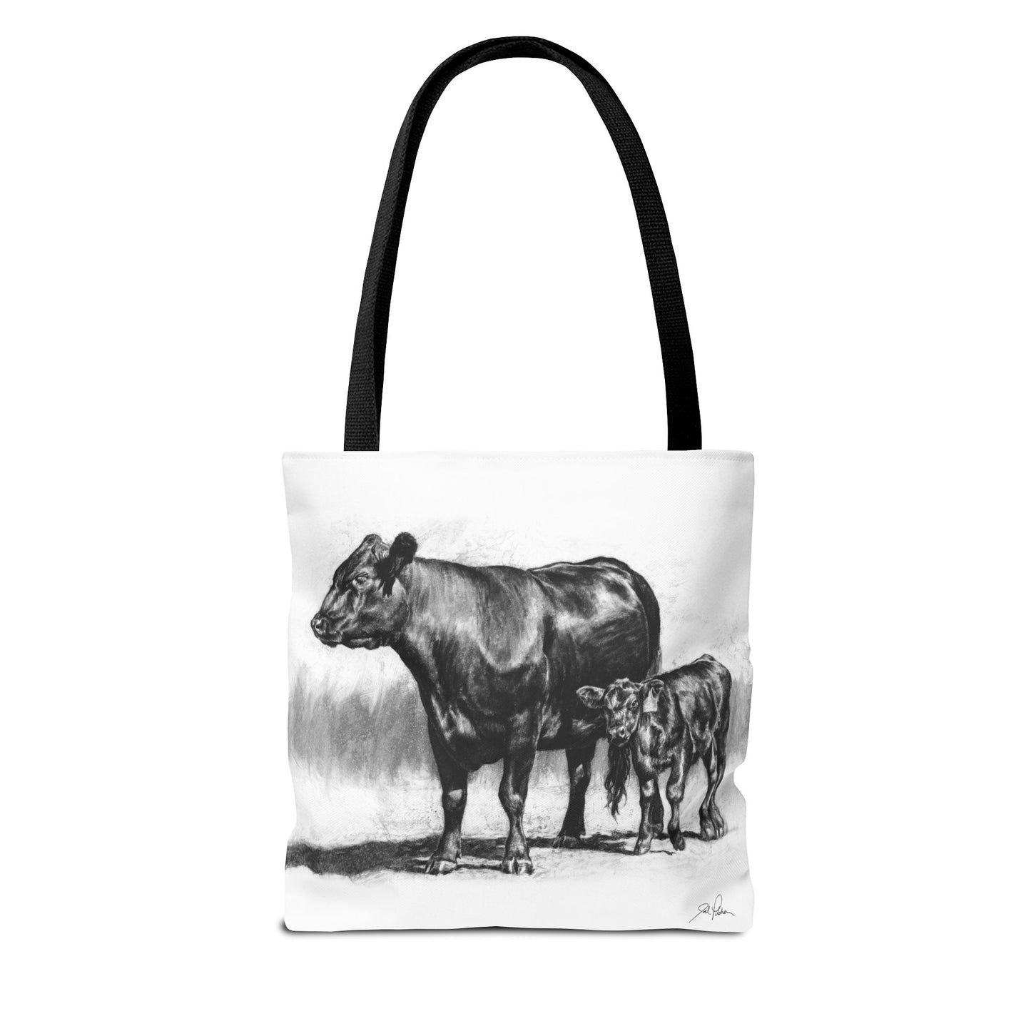 "Mama Cow & Calf" Tote Bag