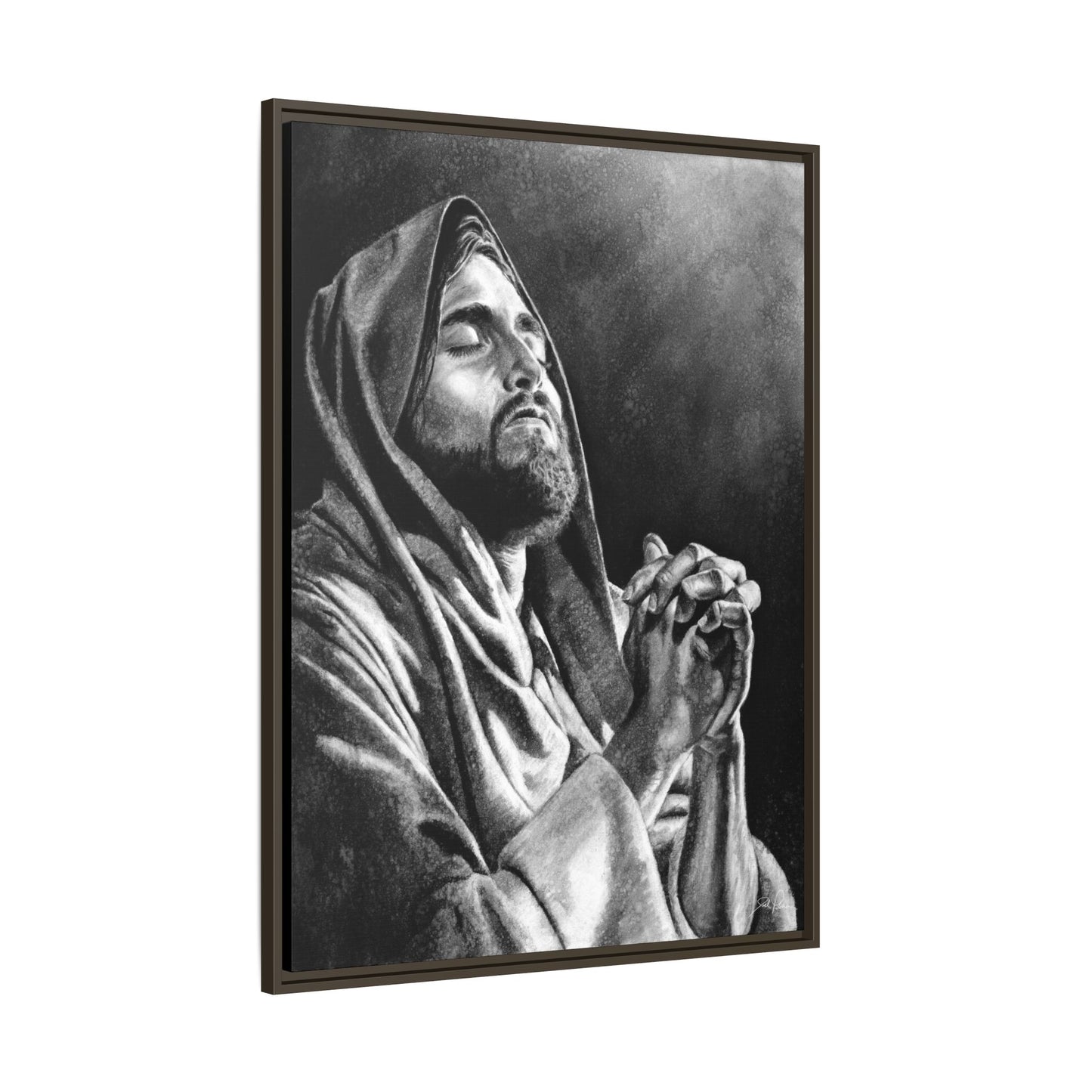 "Thy Will Be Done" Framed Canvas