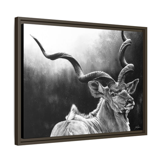 "Kudu" Framed Canvas