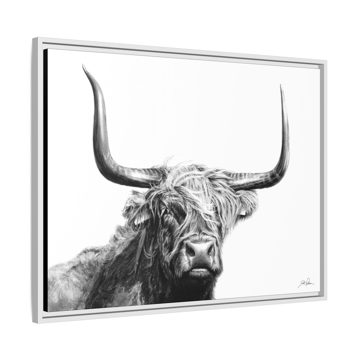 "Highlander" Framed Canvas