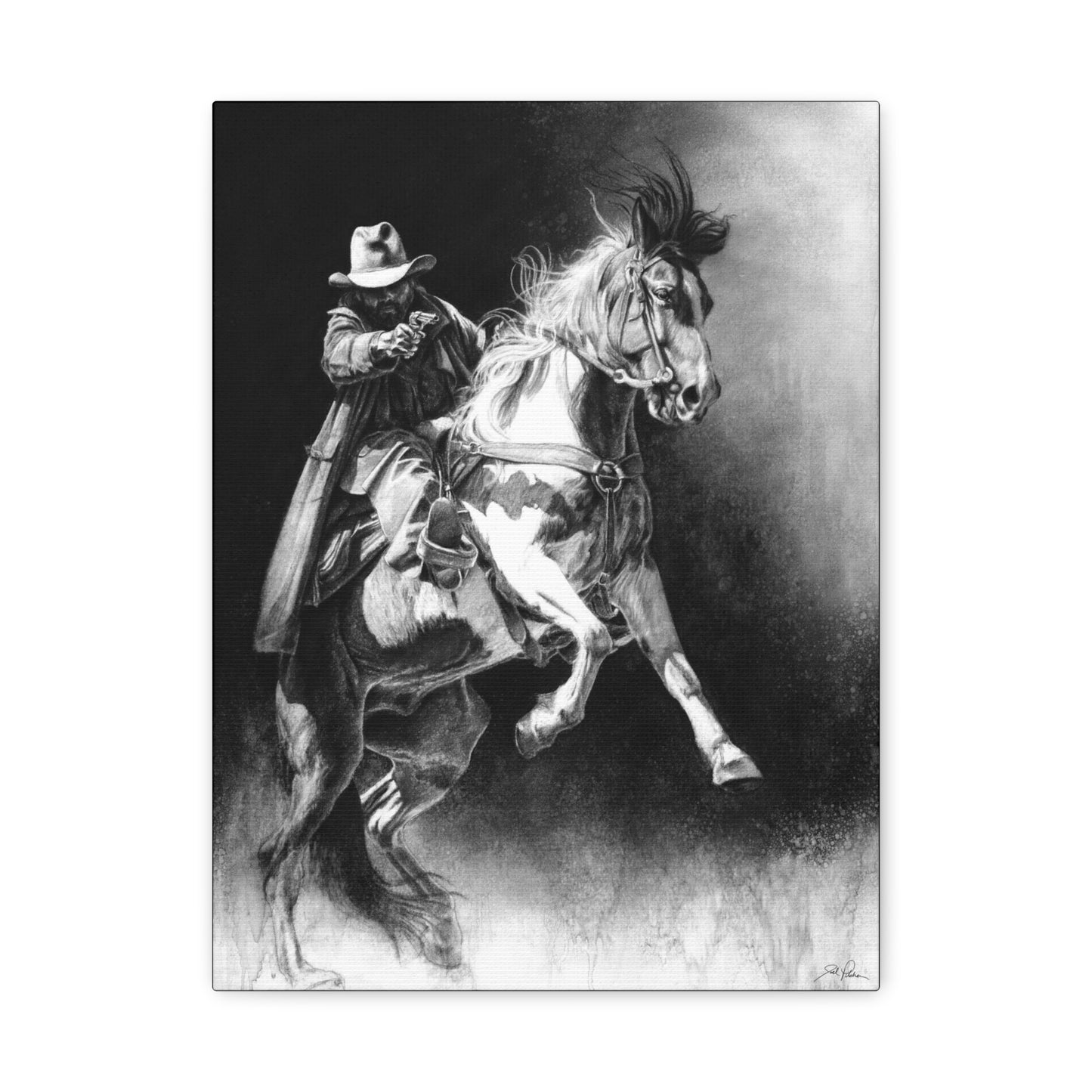 "Rough Rider" Stretched Canvas