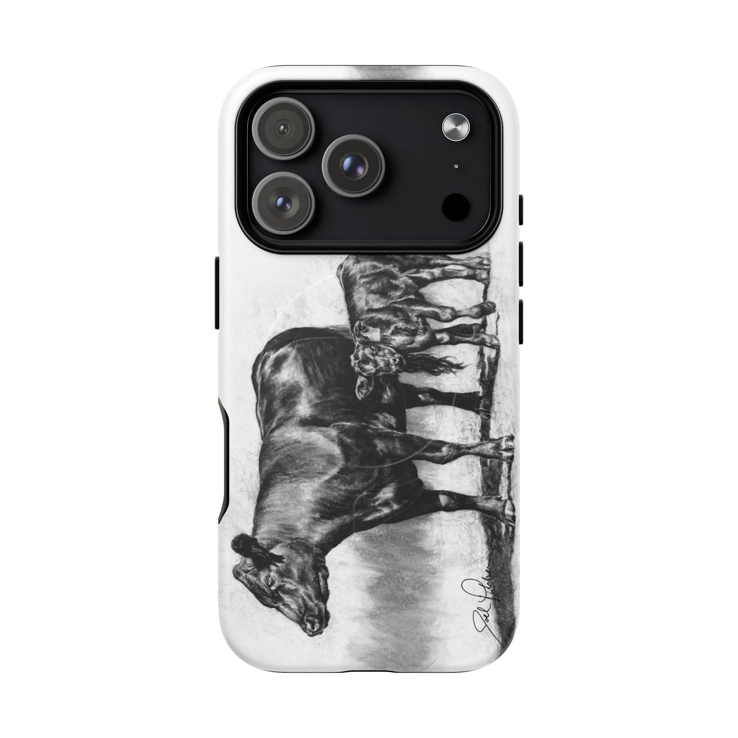 "Mama Cow & Calf" Magnetic Tough Case