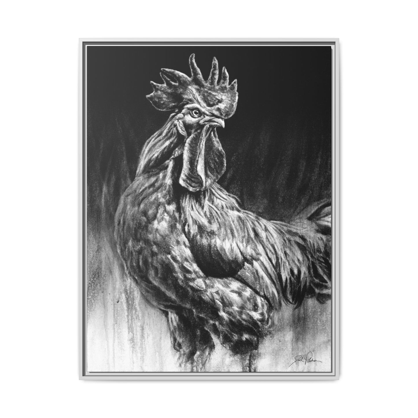 "Yard Boss" Framed Canvas