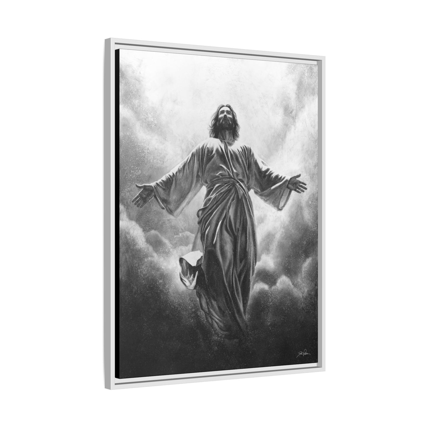 "In His Glory" Framed Canvas