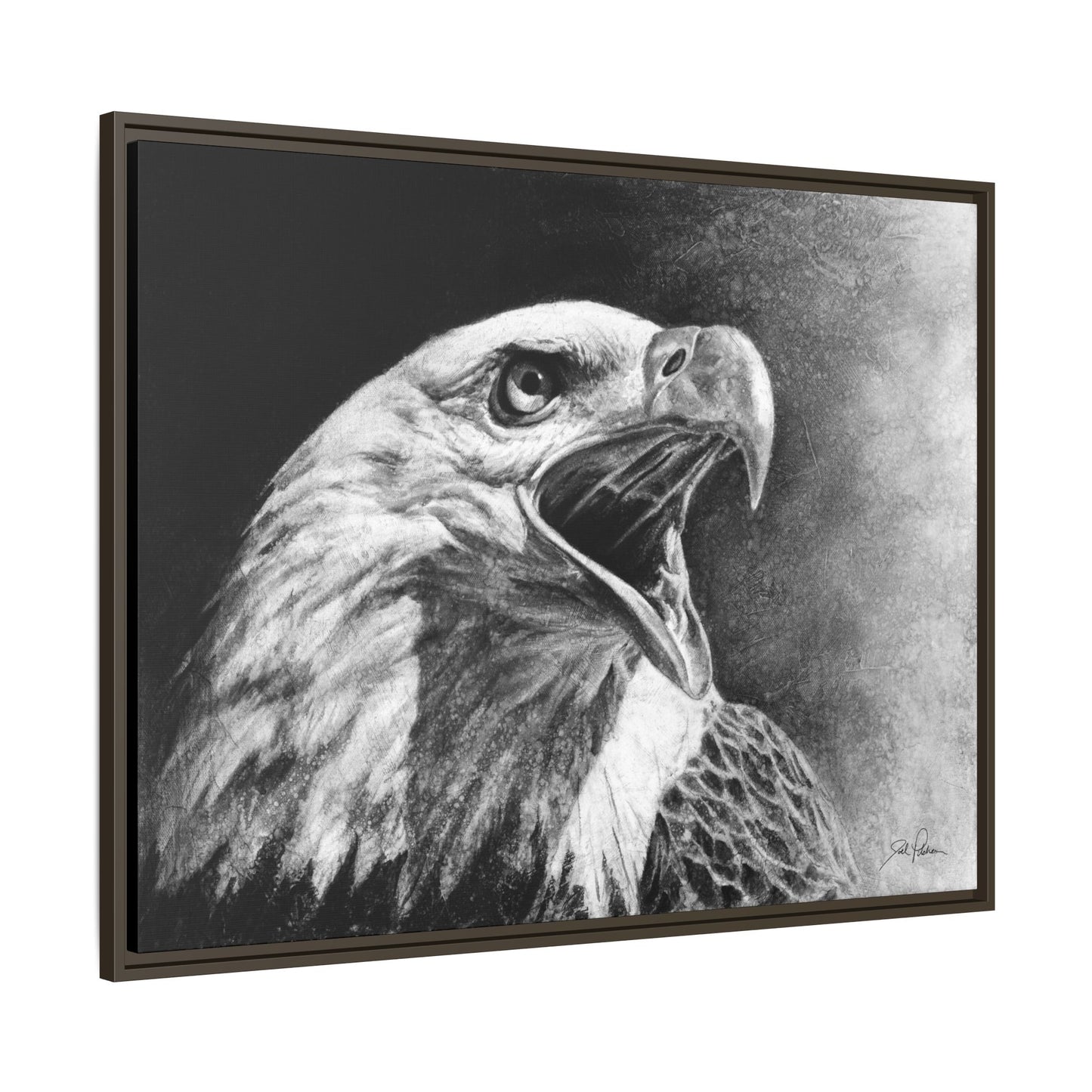 "Bald Eagle" Framed Canvas