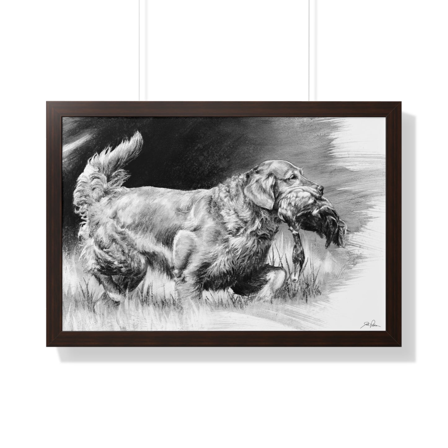 "Good Dog" Framed Paper Print
