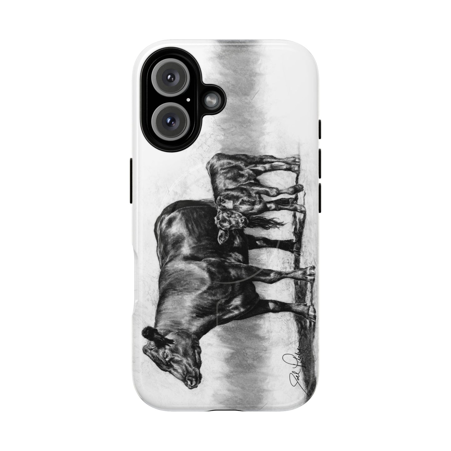 "Mama Cow & Calf" Magnetic Tough Case