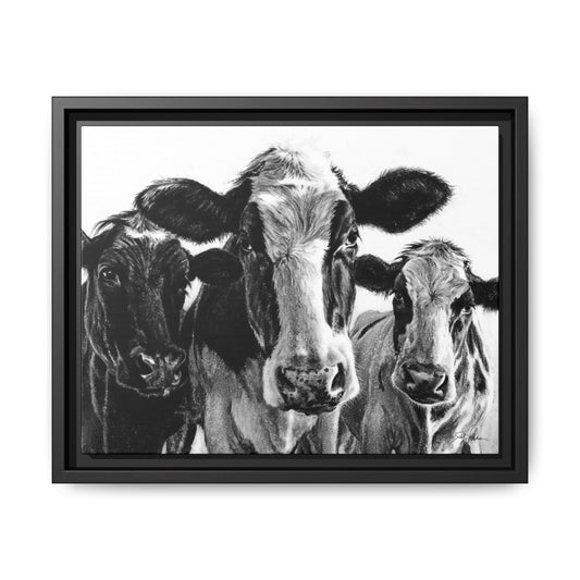 "Milk Maids" Framed Canvas