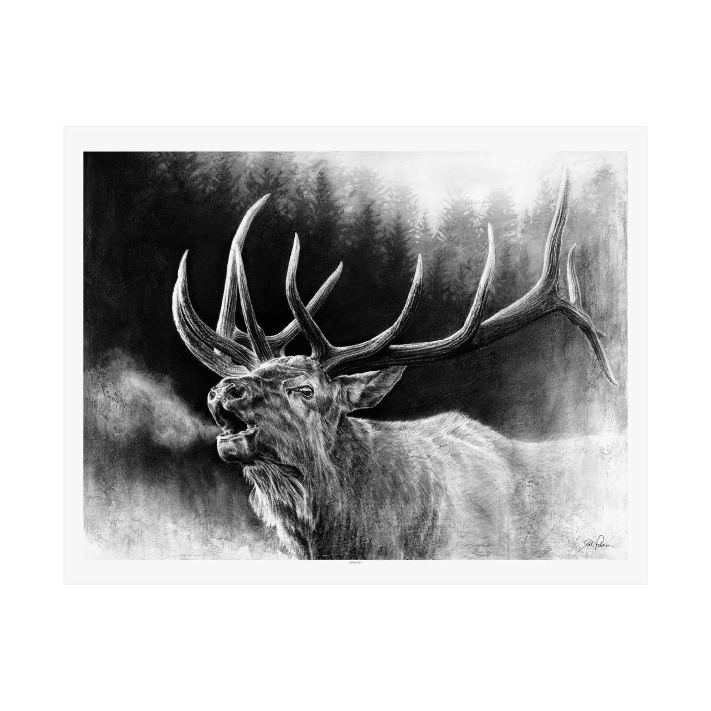 "Bugle Boy" Premium Matte Paper Print