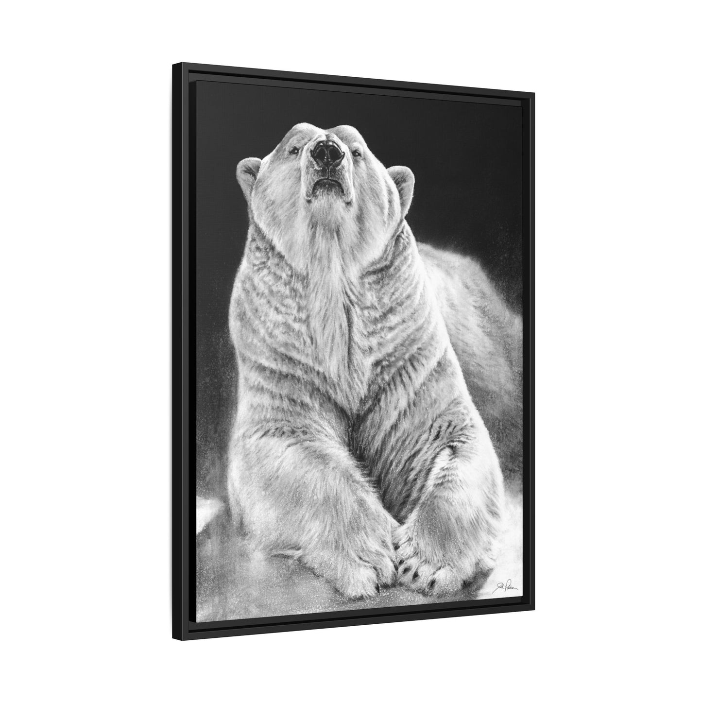"Defiant" Framed Canvas