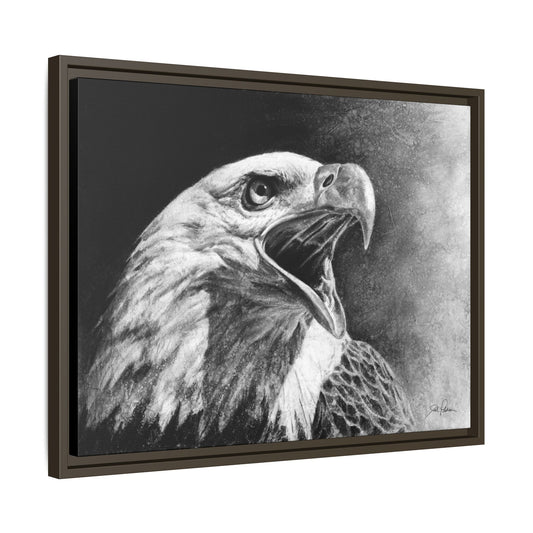 "Bald Eagle" Framed Canvas