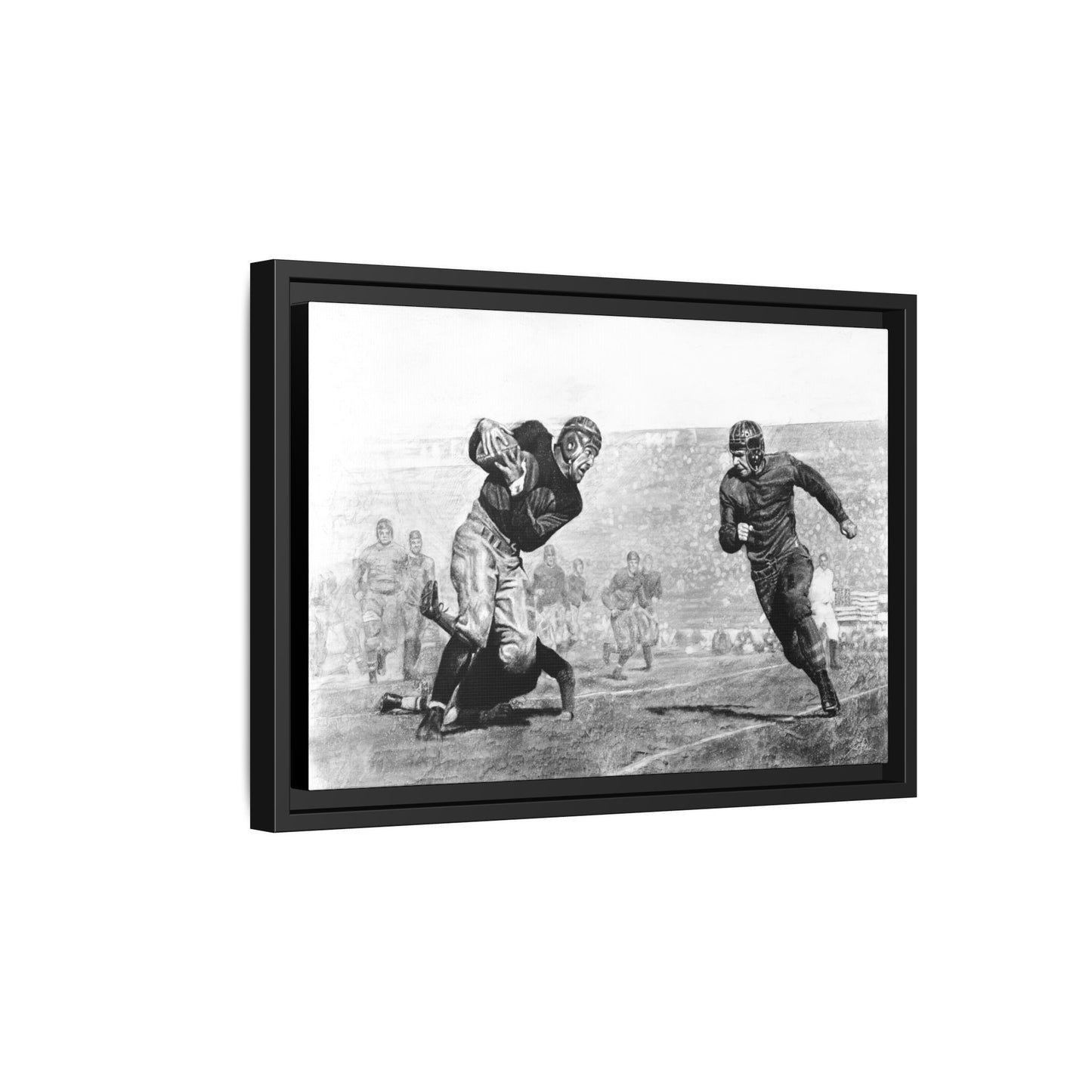 "Leatherheads" Framed Canvas