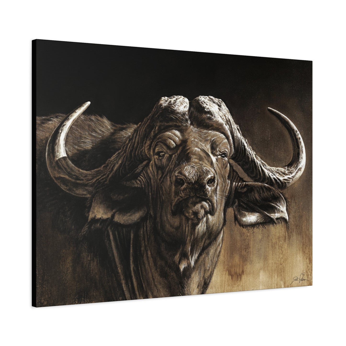 "Debt Collector" Stretched Canvas