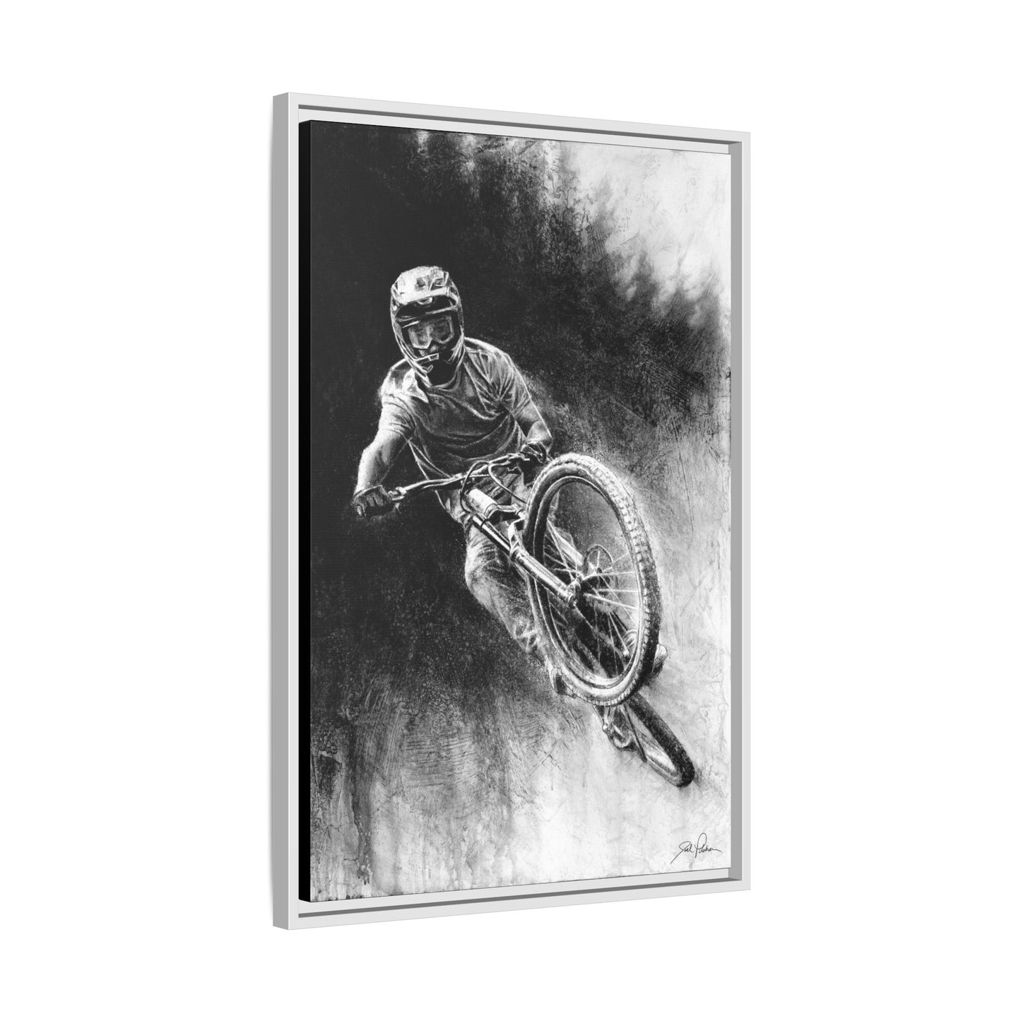 "Mountain Air" Framed Canvas