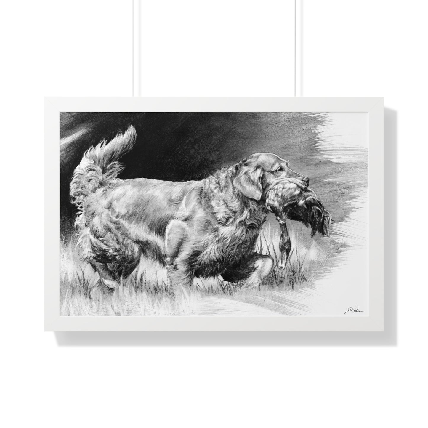 "Good Dog" Framed Paper Print
