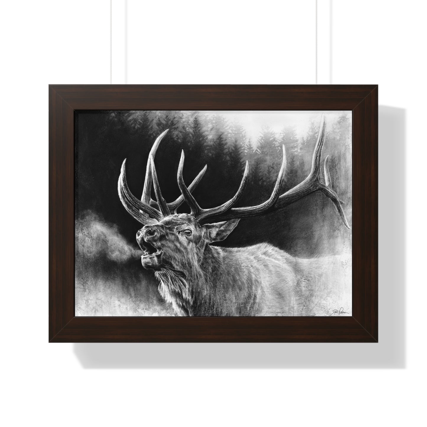 "Bugle Boy" Framed Paper Print