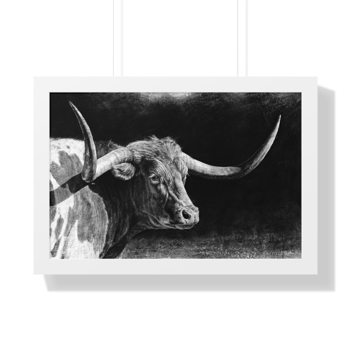 "Longhorn II" Framed Paper Print