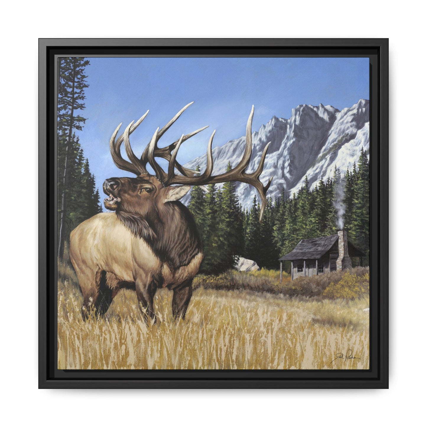 "Sanctuary" Framed Canvas