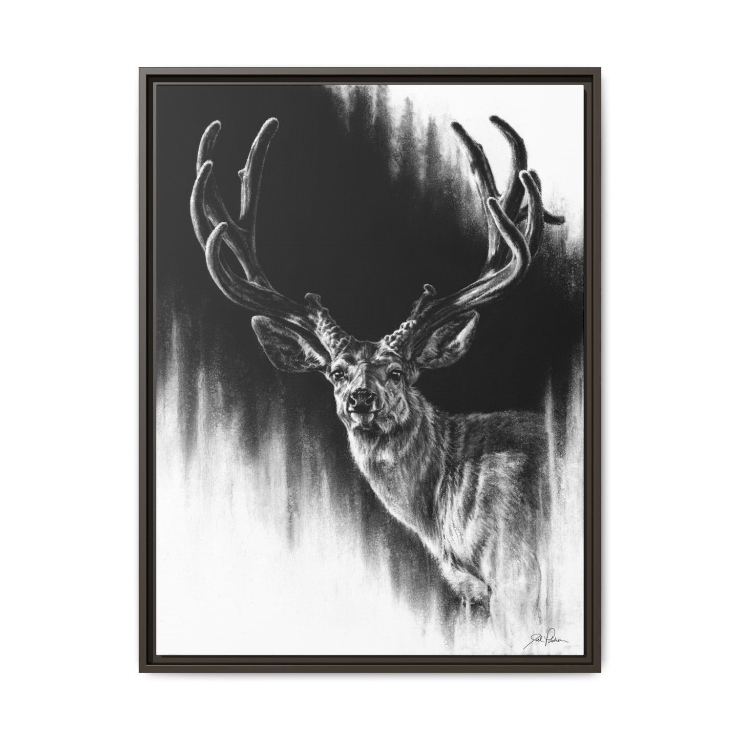 "Summer Swag" Framed Canvas