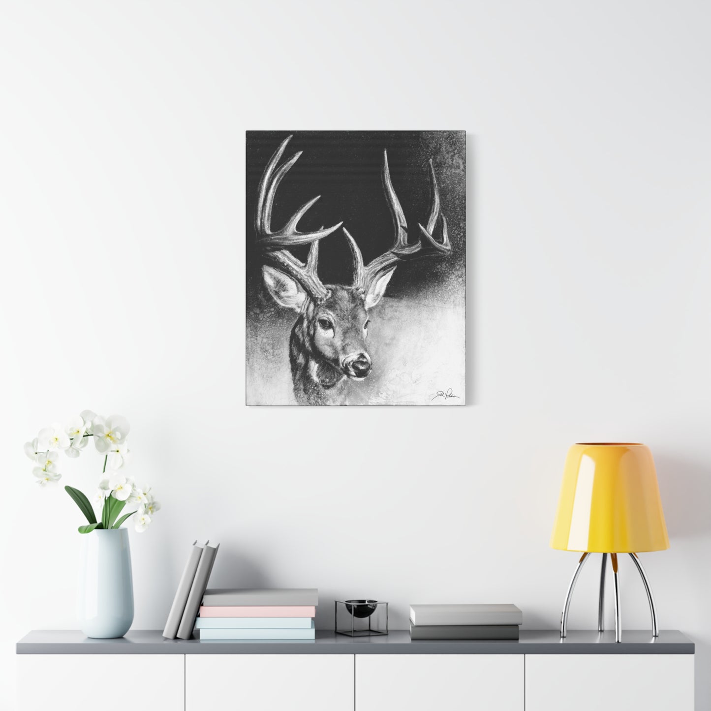 "Whitetail Buck" Stretched Canvas
