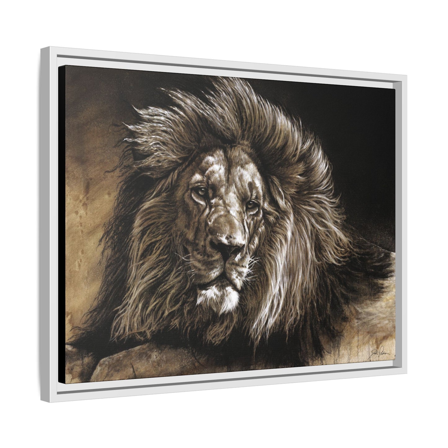 "No Worries" Framed Canvas