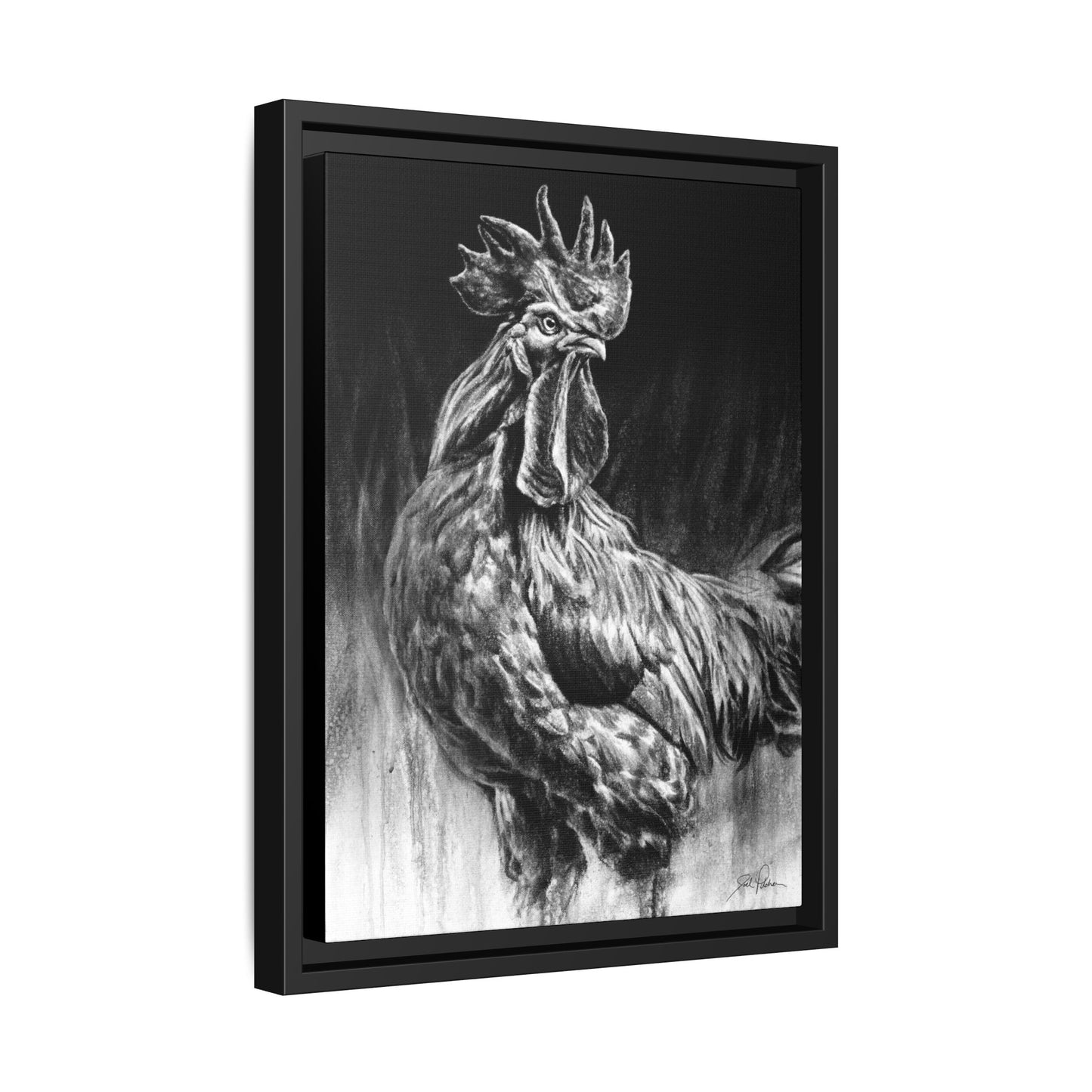 "Yard Boss" Framed Canvas
